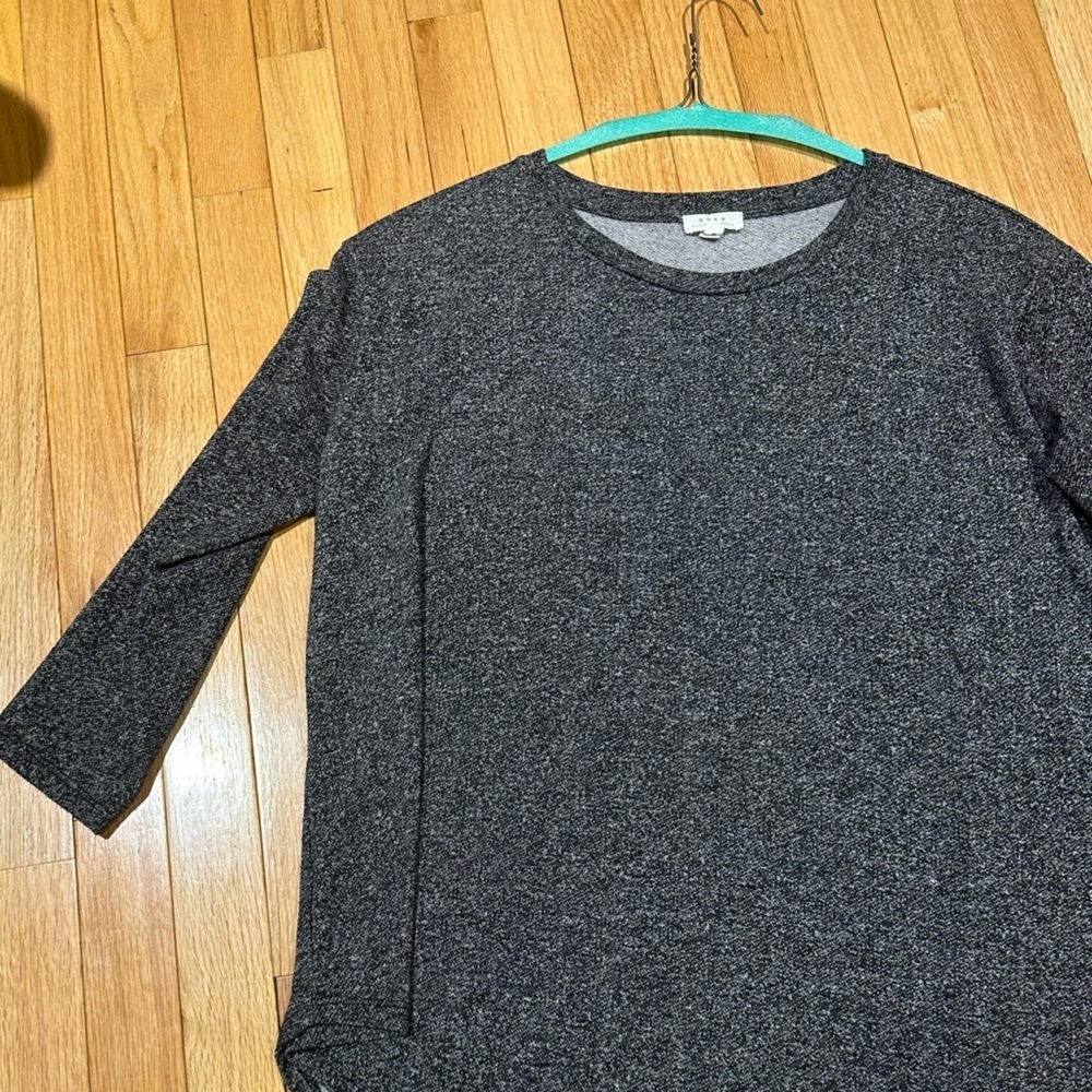 Soft Joie Dark Grey Triangle Sweater Size Medium - image 2